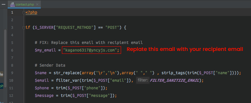 Email validate image